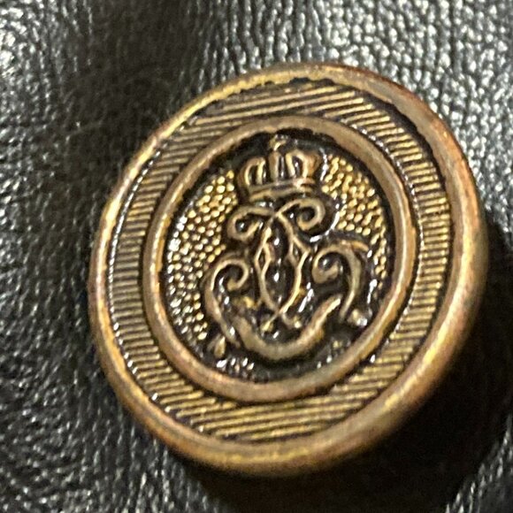 Vtg marine army military black anchor buttons officer soldier sailor mens jacket - Picture 2 of 9